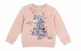 Stella McCartney Kids Girl Dragon In Love Sweatshirt Pink Size 6 years children