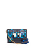 ANYA HINDMARCH 'EPHSON SPACE INVADER' LEATHER PATCHWORK TOTE BAG 2016 Ladies