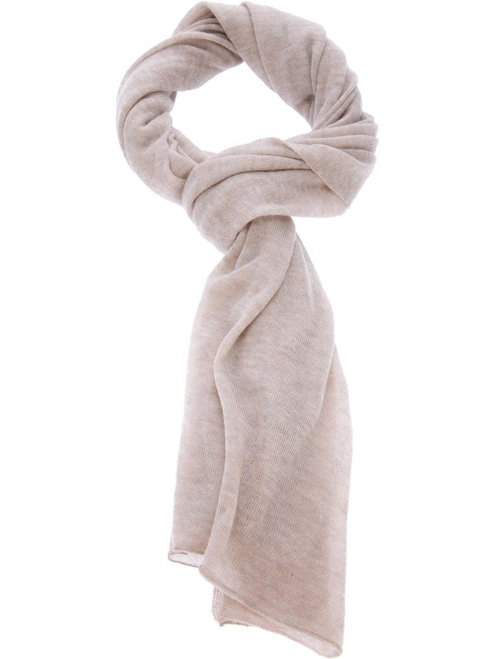 JOSEPH Cashmere Medium Size in Natural Fine Knit SCARF SHAWL Ladies