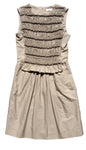 Chloé Chloe Phoebe Philo Grey Rauch Dress Size F 34 US 2 UK 6 ladies