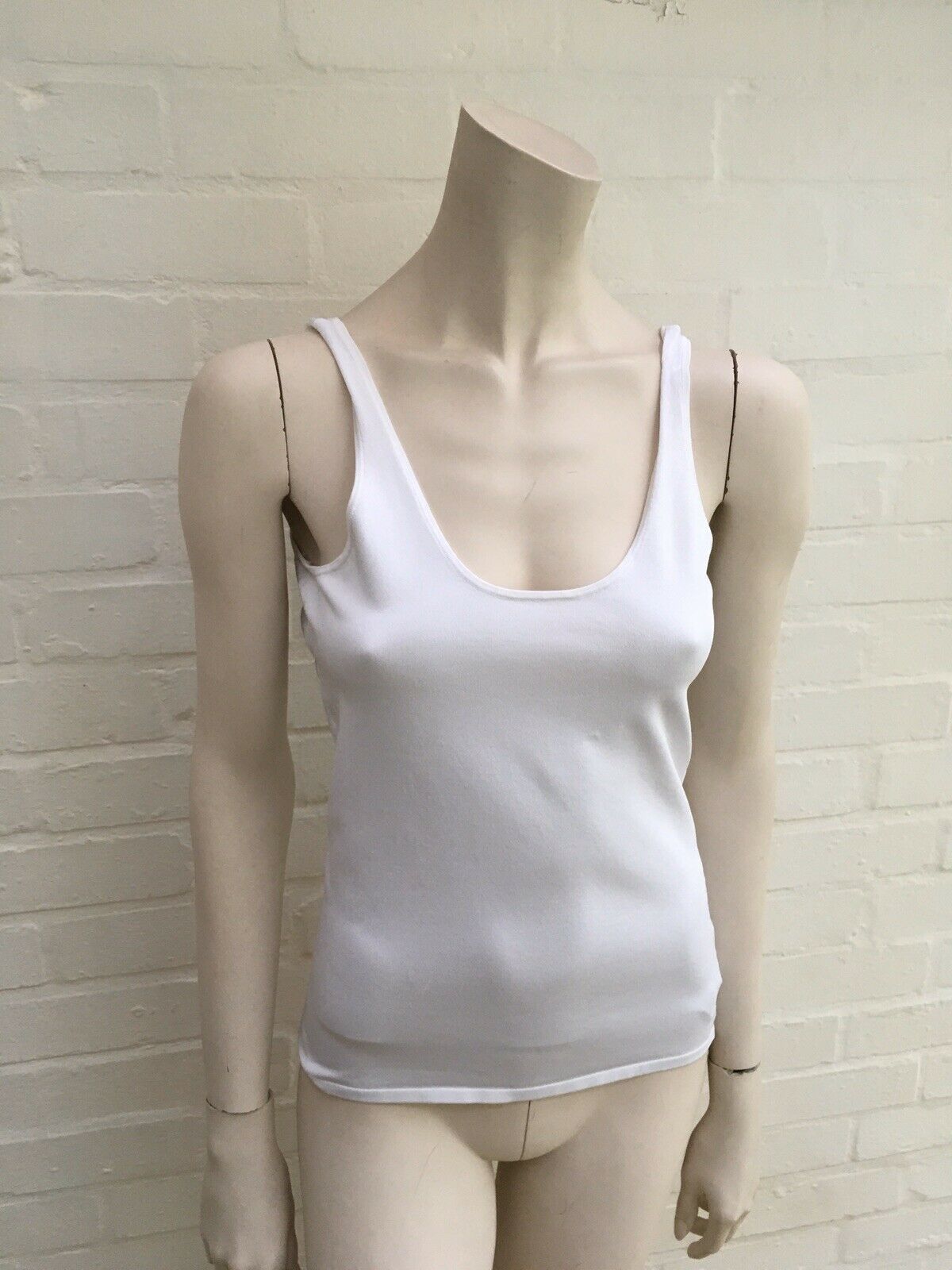 Ralph Lauren Black Label Tank Top White Size XS Ladies