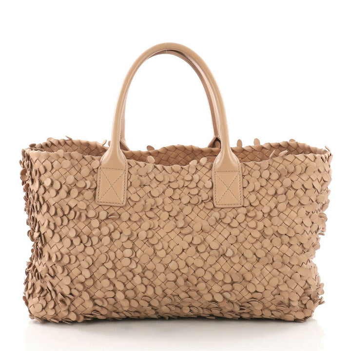 Bottega Veneta Limited Ed.Nappa Intrecciato Medium Paillettes Cabat Tote Handbag ladies