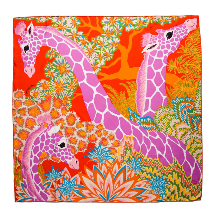 Hermès Hermes Paris Silk The Three Graces Newest Collection Scarf 90 cm ladies