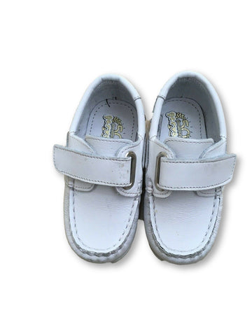 GARVALIN 50 aniversario Boys Shoe White Leather Size 22 Children