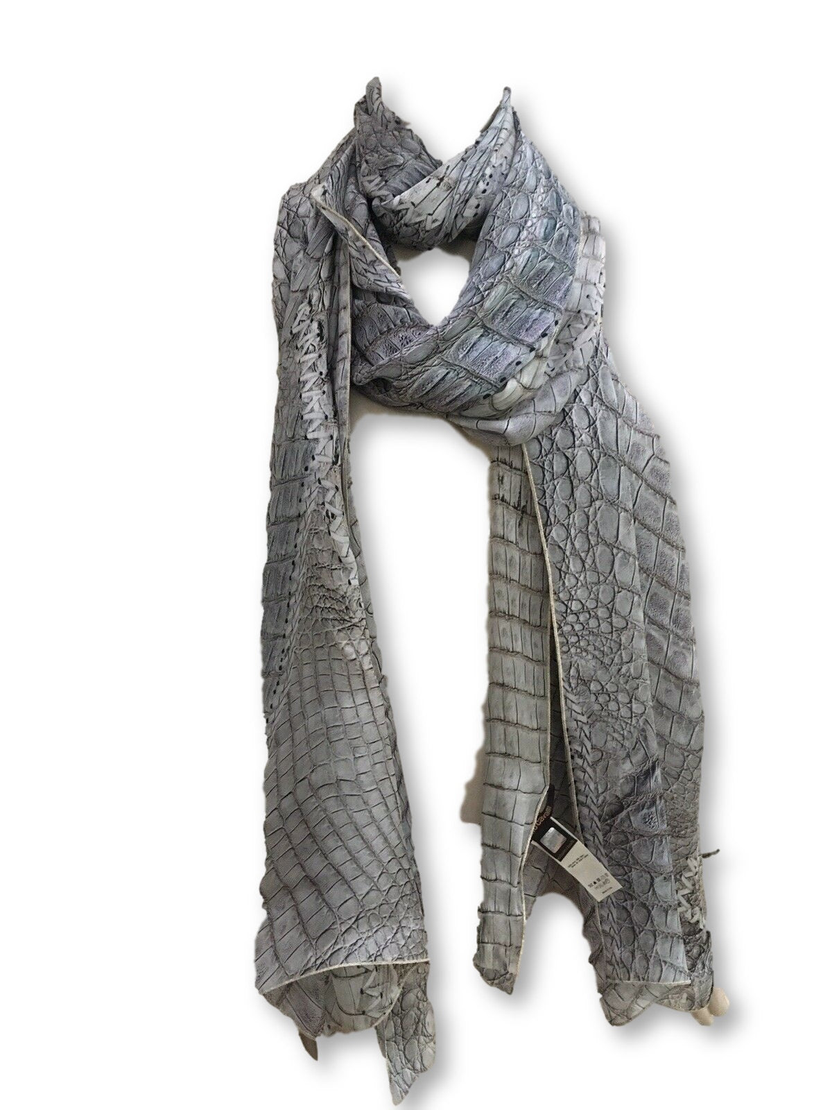 Roberto Cavalli RUNAWAY CROCODILE PRINT SILK SCARF SHAWL AMAZING Ladies