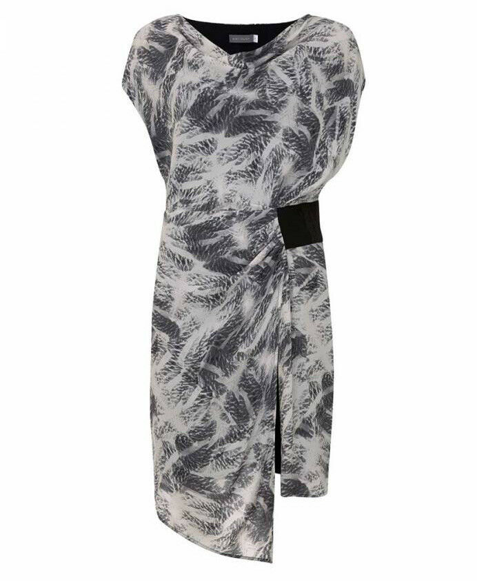 MINT VELVET Indra Print Cowl Neck Dress UK 14 ladies