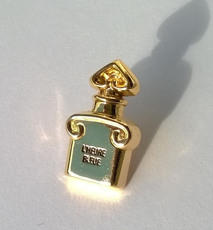 GUERLAIN Paris Pin Authentic and Vintage - L'Heure Bleue Brooch Ladies
