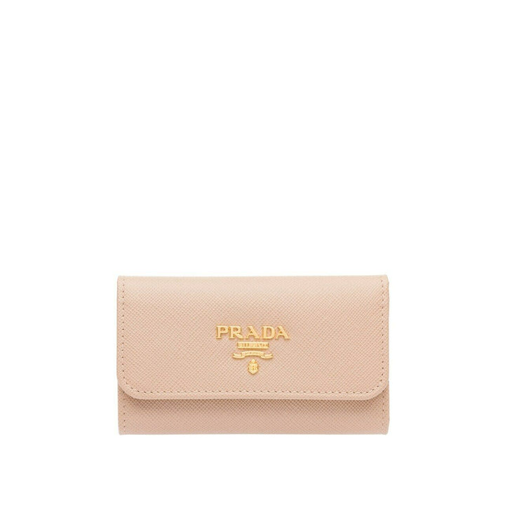 PRADA Saffiano Leather 6 Key Holder Wallet Keyholder Ladies