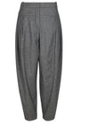 Limited LOUIS VUITTON Balloon Grey Wool Pants Trousers Size F 38 UK 10 US 6 ladies