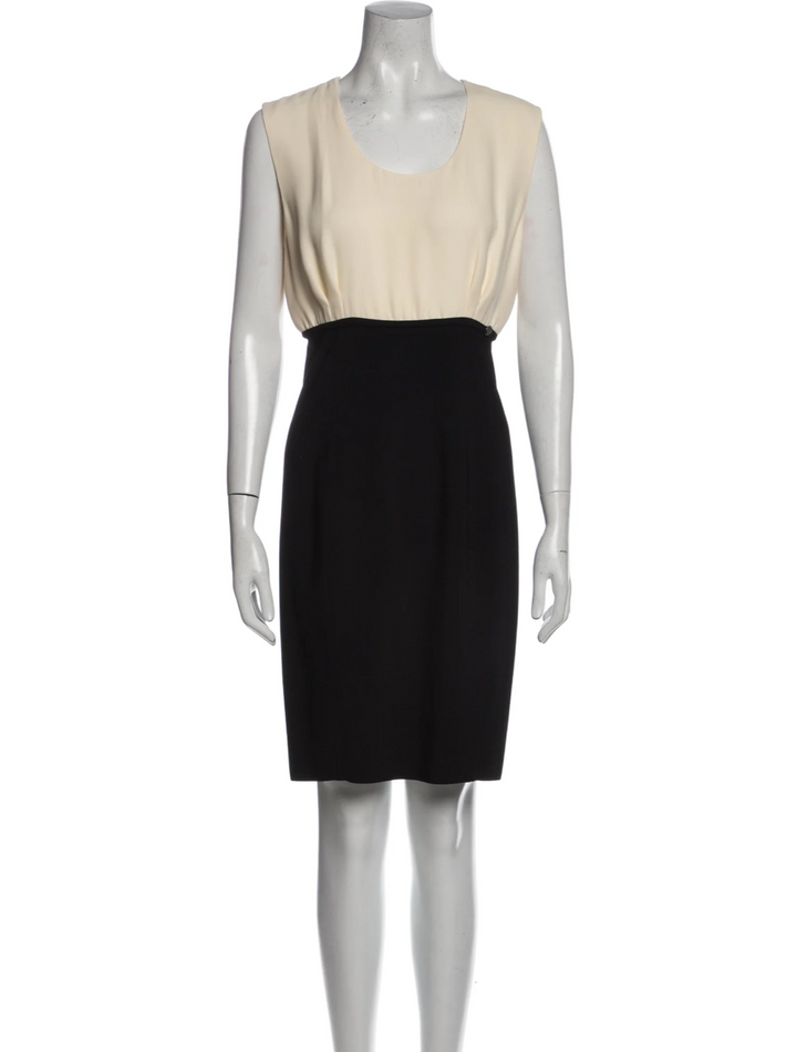 Amazing Rare Chanel Black Iconic 2011 Knee-Length Dress F 40 UK 12 US 8 ladies