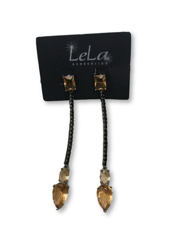 LeLa Accessories Long Drop Earrings Ladies