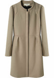 Vanessa Bruno Athé Fall lambswool neural beige coat Size F 34 UK 4 US 2 ladies