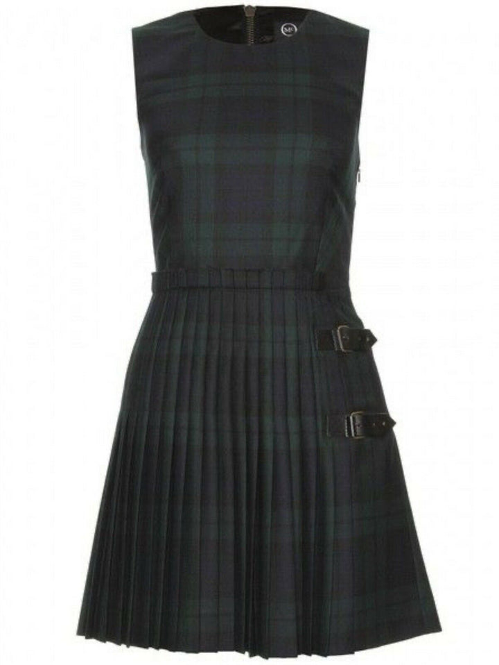 Alexander McQueen Tartan Kilt Wool Dress I 38 UK 6 US 2 As in Gossip Girl ladies