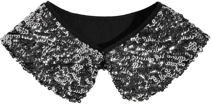 KARL LAGERFELD Sequined poplin collar AMAZING Ladies