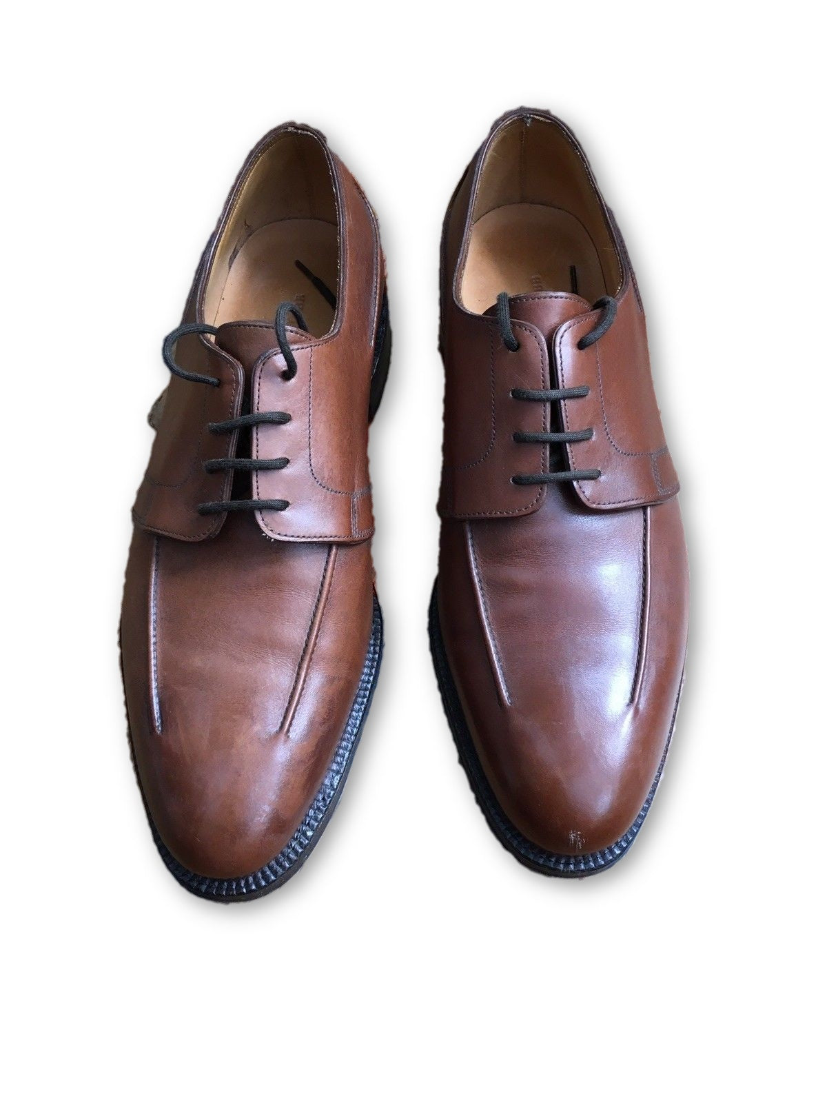 JOHN LOBB MILAN Derby Shoes Leather Shoes Size 8 E Men