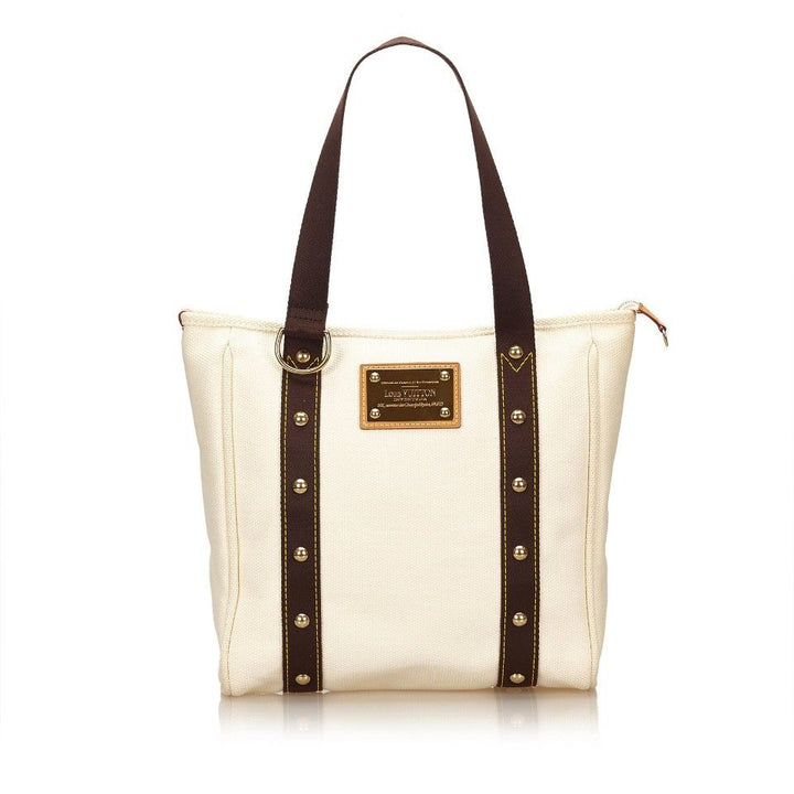 Louis Vuitton Antigua Cabas PM BAG HANDBAG Ladies