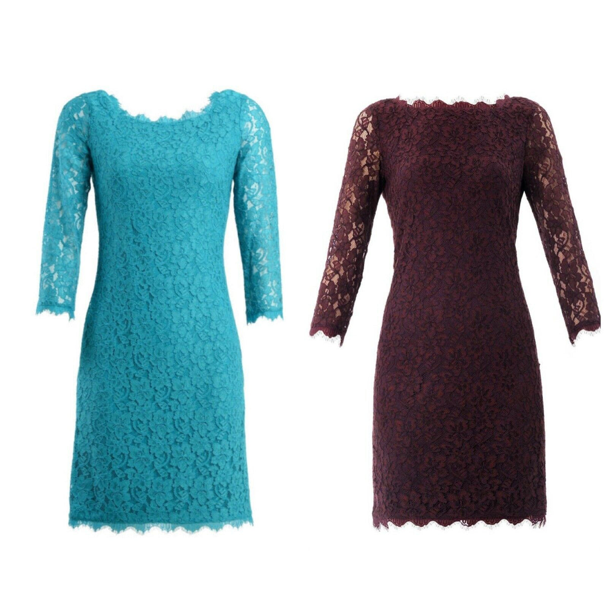 Diane von Furstenberg Zarita lace mini dress Size US 4 UK 8 S SMALL ladies