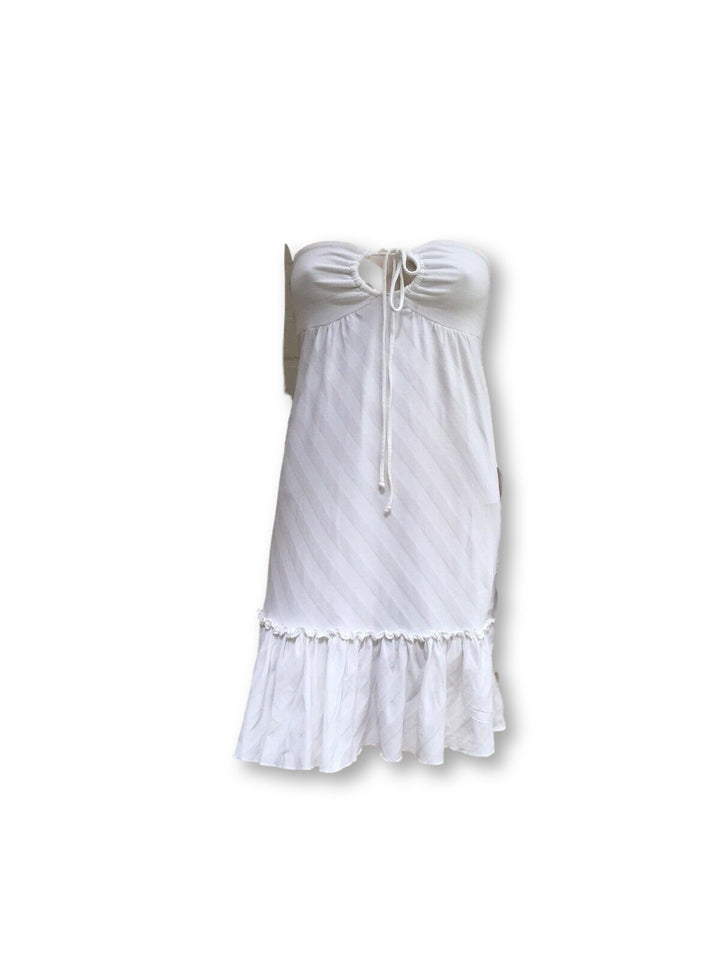 ELLA MOSS stripped strapless dress coverup LADIES