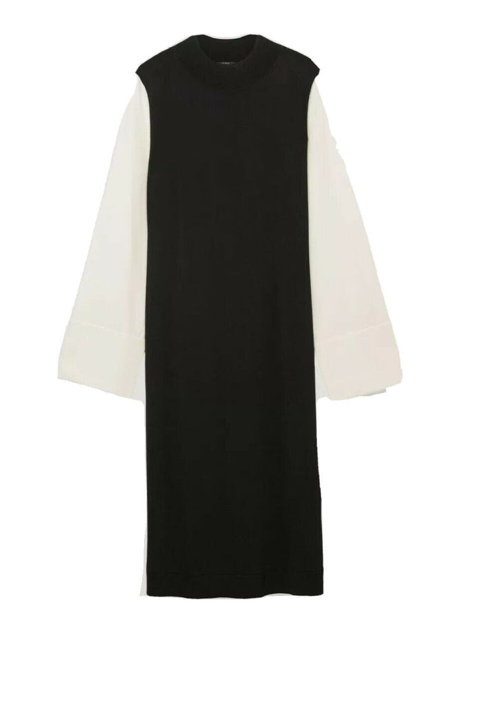 cos black knit dress COS Knitted Midi Dress