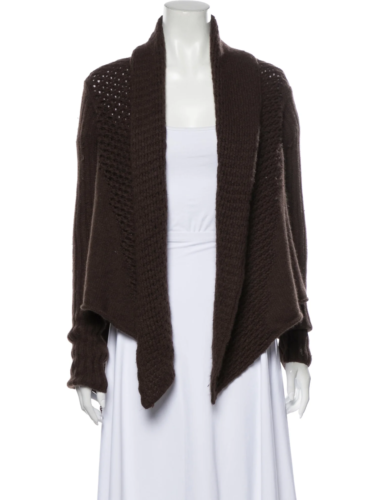 Rick Owens 2005 moog wool cardigan Knit Open Front Cardigan Size XS ladies