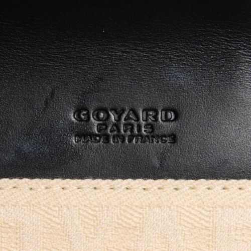 Goyard Black Chevron Print Coated Canvas Mini Monte Carlo Wristlet Clutch  Bag - Yoogi's Closet