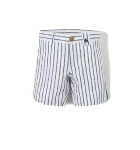 Neck&neck linen striped bermuda shorts Size  8-9 years children