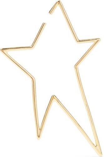 JENNIFER FISHER XL Star gold-plated single hoop earring ladies