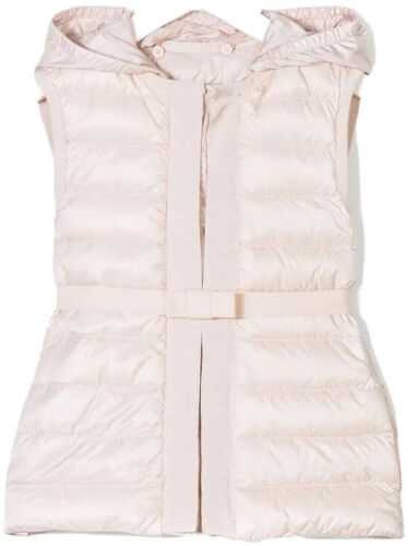 MONCLER Peridot quilted down pink gilet vest Size 8 years children