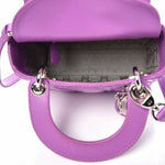 Christian Dior Mini Lady Lambskin Cannage Dior Purple Bag Handbag MOST WANTED ladies