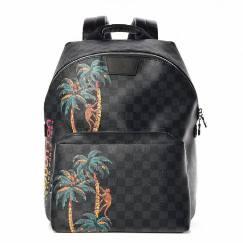 louis vuitton 2019 backpack LOUIS VUITTON Limited Edition Damier Cobalt Jungle Apollo Backpack men – Afashionistastore