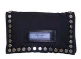 PRADA 2019 Nylon Tessuto Studded Mini Etiquette Bag Black Astrale Handbag ladies