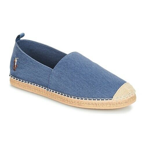 Ralph Lauren Polo Barron Twill Espadrilles Multi Player in Navy UK 8 EU 42 US 9 Men