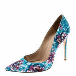 Gianvito Rossi X Mary Katrantzou $800 pumps heels shoes 39 1/2 US 9.5 UK 6.5 ladies