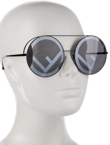 Fendi FF0285/S Oval Round Mirrored Sunglasses ladies