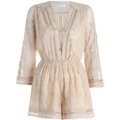 ZIMMERMANN MOST WANTED VINE EYELE ROMPER PLAYSUIT Size 1 ladies