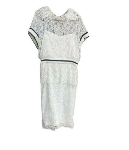 Chanel 2017 Lace Long Dress Amazing F 44 UK 14 US 12 ladies