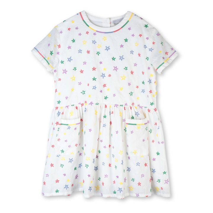 Stella McCartney KIDS Girls' Star organic cotton dress SIZE 6 years children