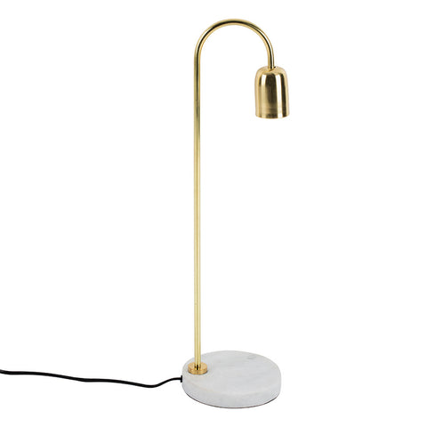 BLOOMINGVILLE GOLD AND MARBLE TABLE LAMP