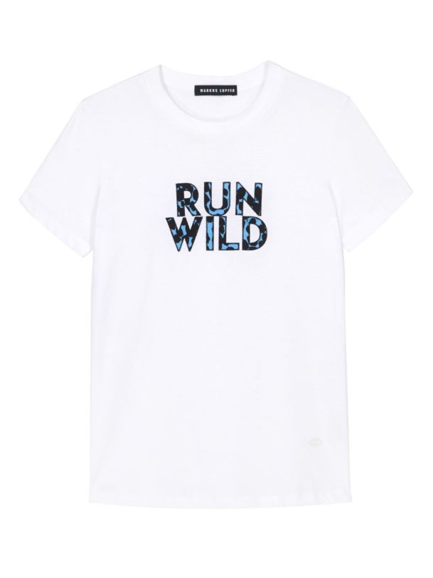 MARKUS LUPFER RUN WILD T SHIRT SIZE M MEDIUM ladies