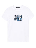 MARKUS LUPFER RUN WILD T SHIRT SIZE M MEDIUM ladies