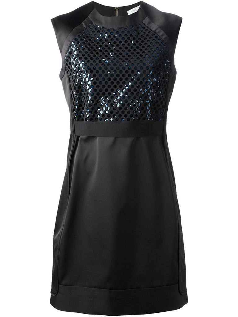 victoria beckham sequin dress Victoria Beckham Contrast Bra Cami Midi Dress