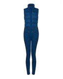 Perfect Moment WOMEN’S SLEEVELESS SUPER STAR SKI SUIT DENIM JUMPSUIT SIZE M