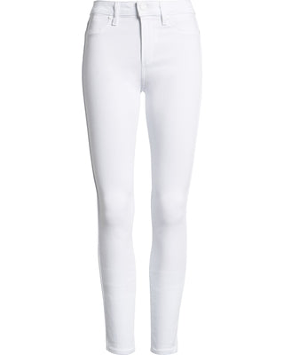 PAIGE Hoxton Ankle Skinny: Ultra White Jeans Denim Size 26 Ladies